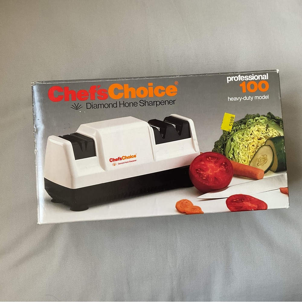 Chef's Choice Professional 100 Diamond Hone Knife Sharpener w Manual & Paperwork